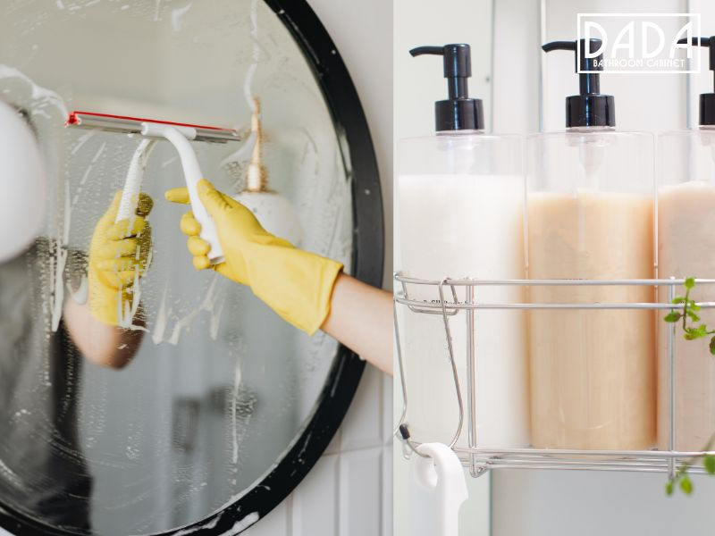 Sử Dụng Dầu Gội Là Một Cách đơn Giản Và Tiện Lợi để Làm Sạch Gương Nhà Tắm